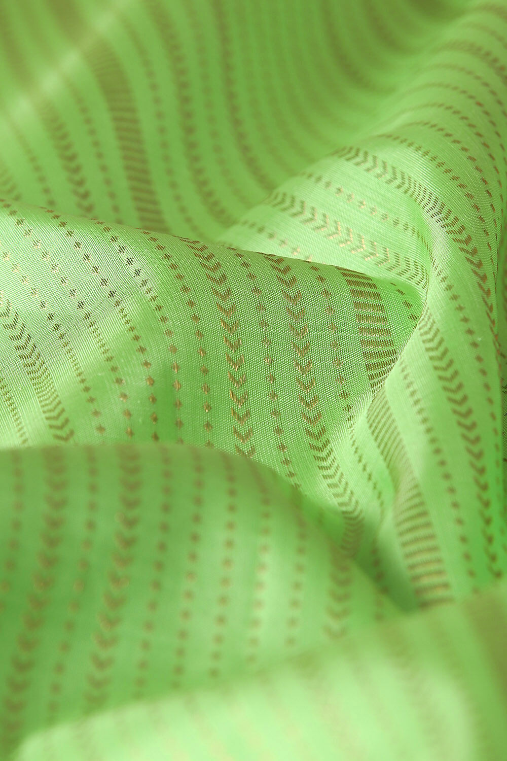 Light Green Pure Silk Kanjivaram Saree image number null