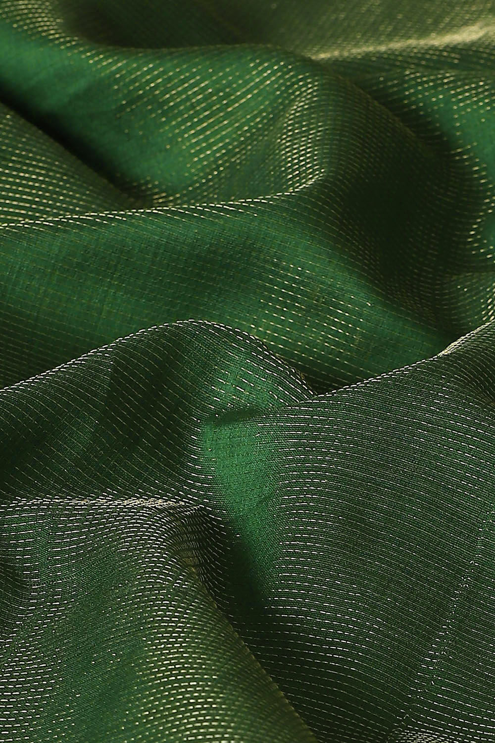 Green Pure Silk Cotton Maheswari Saree image number null