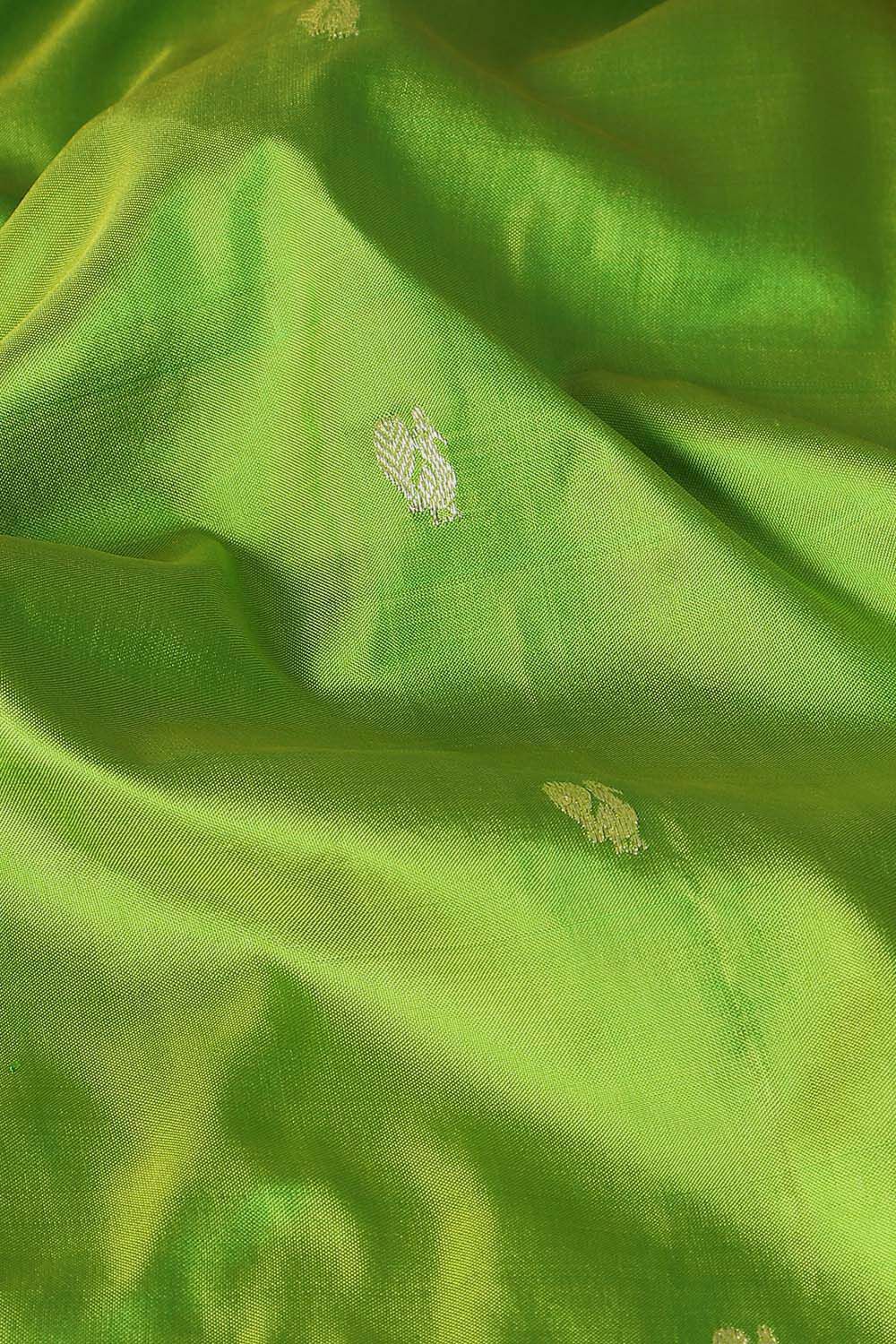 Green Pure Silk Paithani Saree image number null