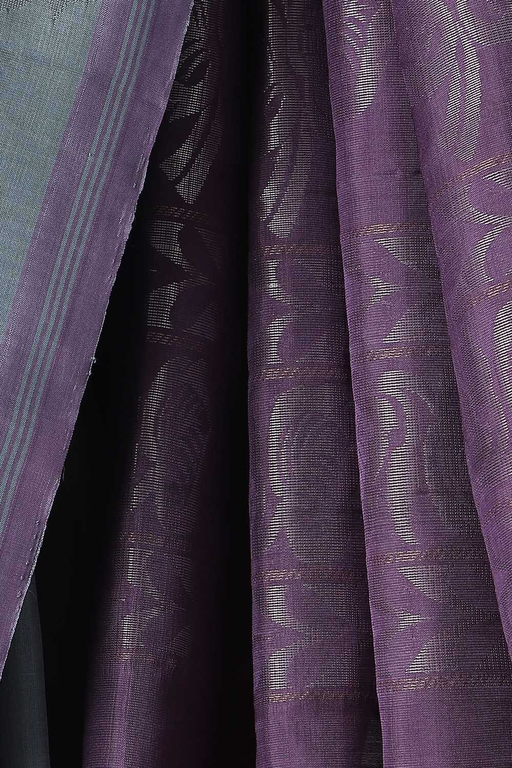 Grey Pure Silk South Saree image number null