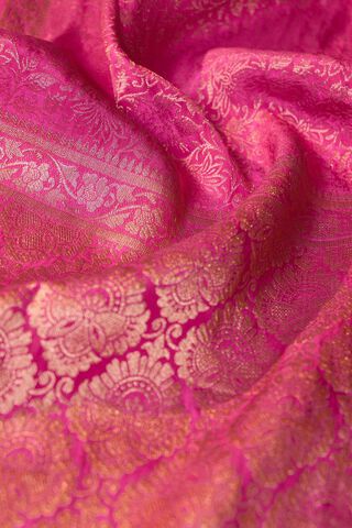 Pink Woven Pure Viscose Saree thumbnail image number null