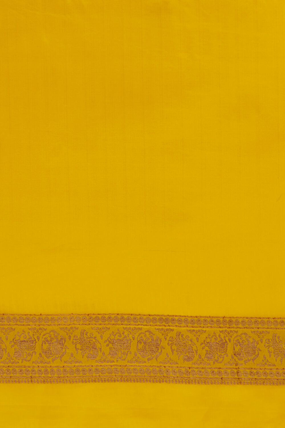 Yellow Pure Crepe Woven Saree image number null