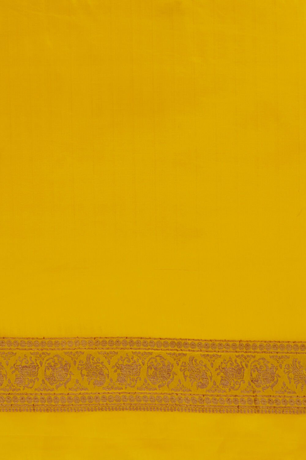 Yellow Pure Crepe Woven Saree image number null