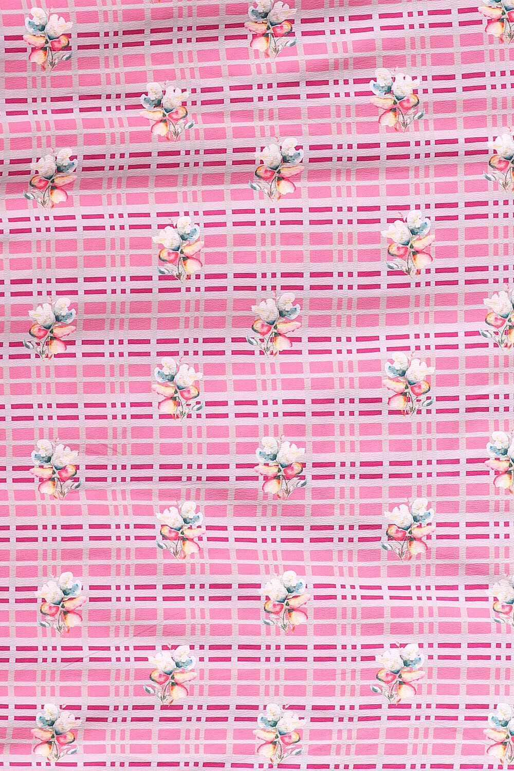 Pink Pure Embroidered Saree image number null