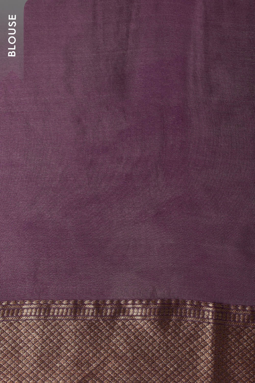 Violet Woven Pure Silk Crepe Saree image number null