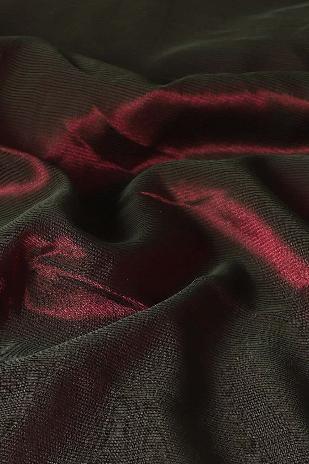 Brown Pure Cotton Tissue Maheswari Saree image number null