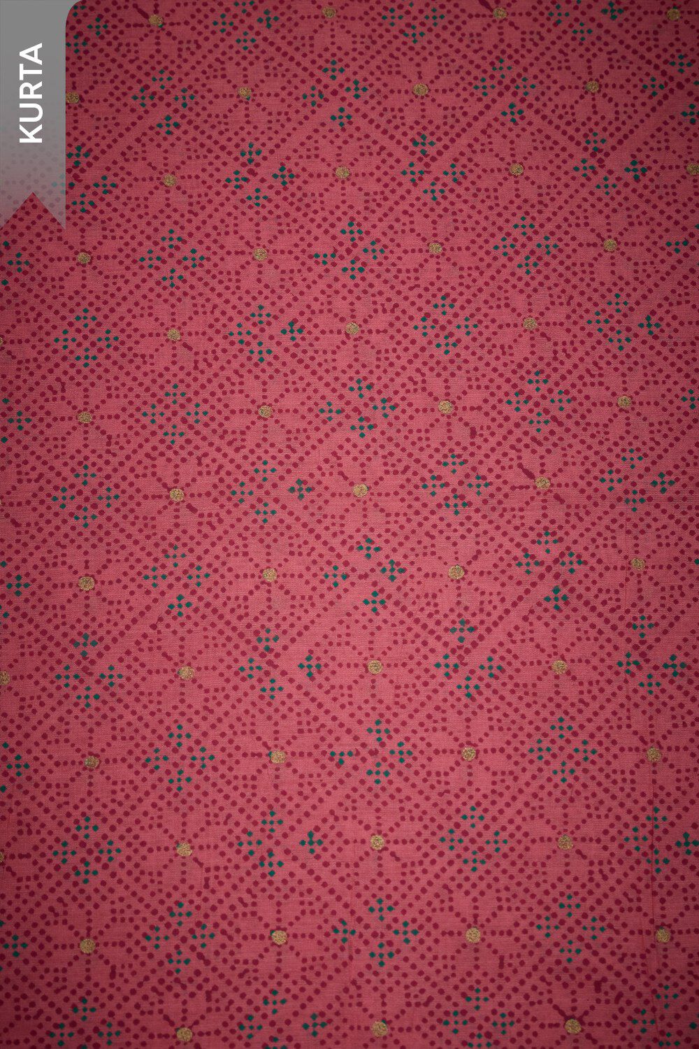 Pink Block Printed Pure Silk Cotton Unstitched Suit Set image number null