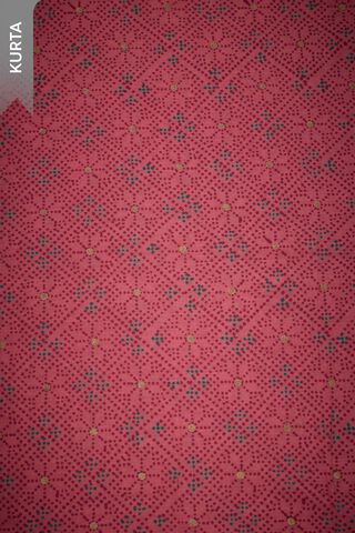 Pink Block Printed Pure Silk Cotton Unstitched Suit Set thumbnail image number null
