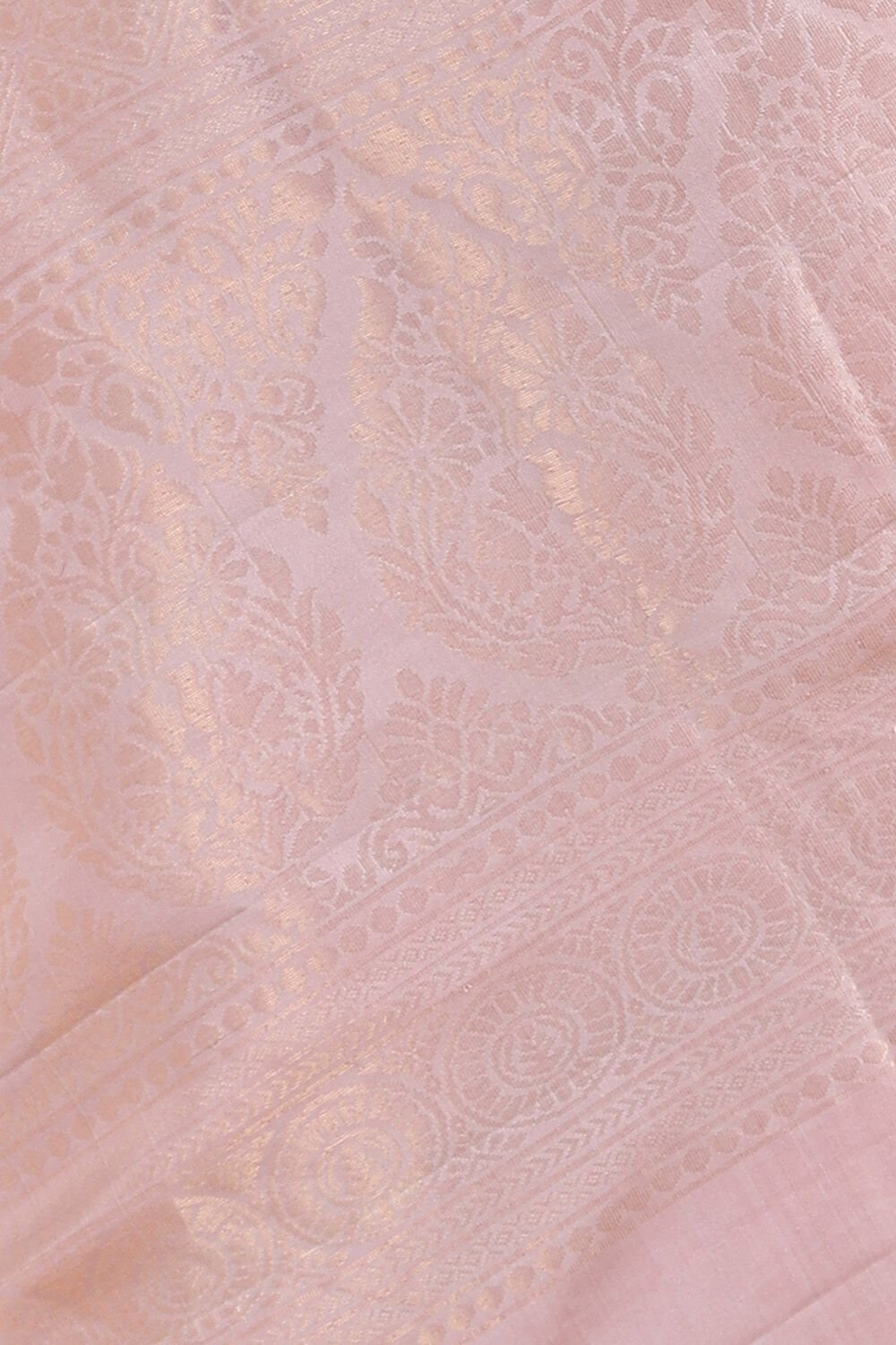 Light Orange Pure Soft Silk Saree image number null