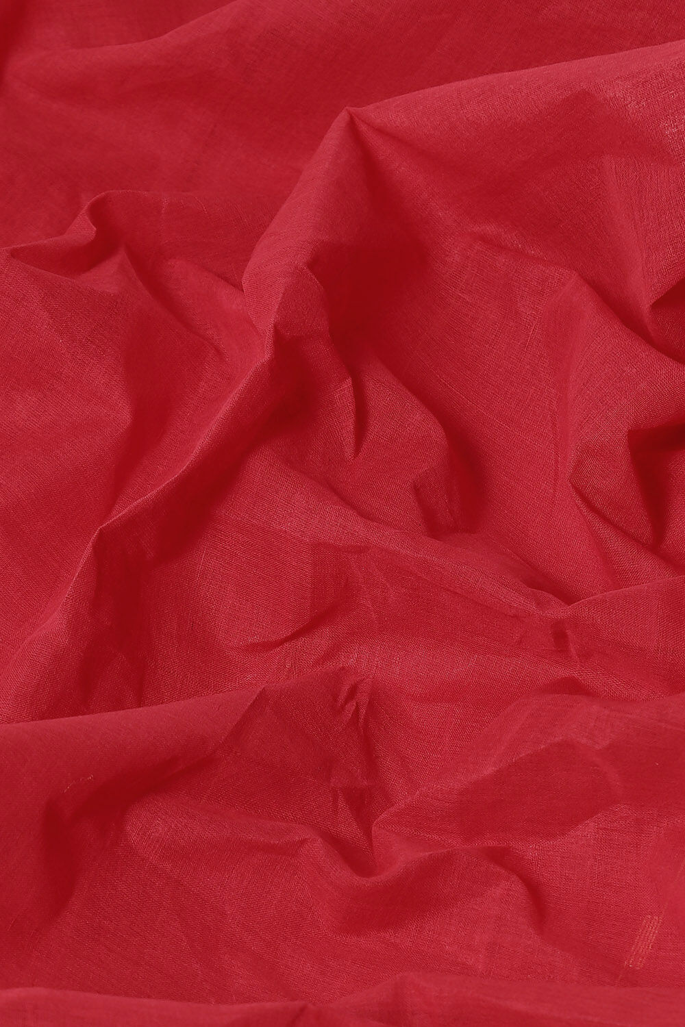 Red Pure Cotton Bengal Saree image number null