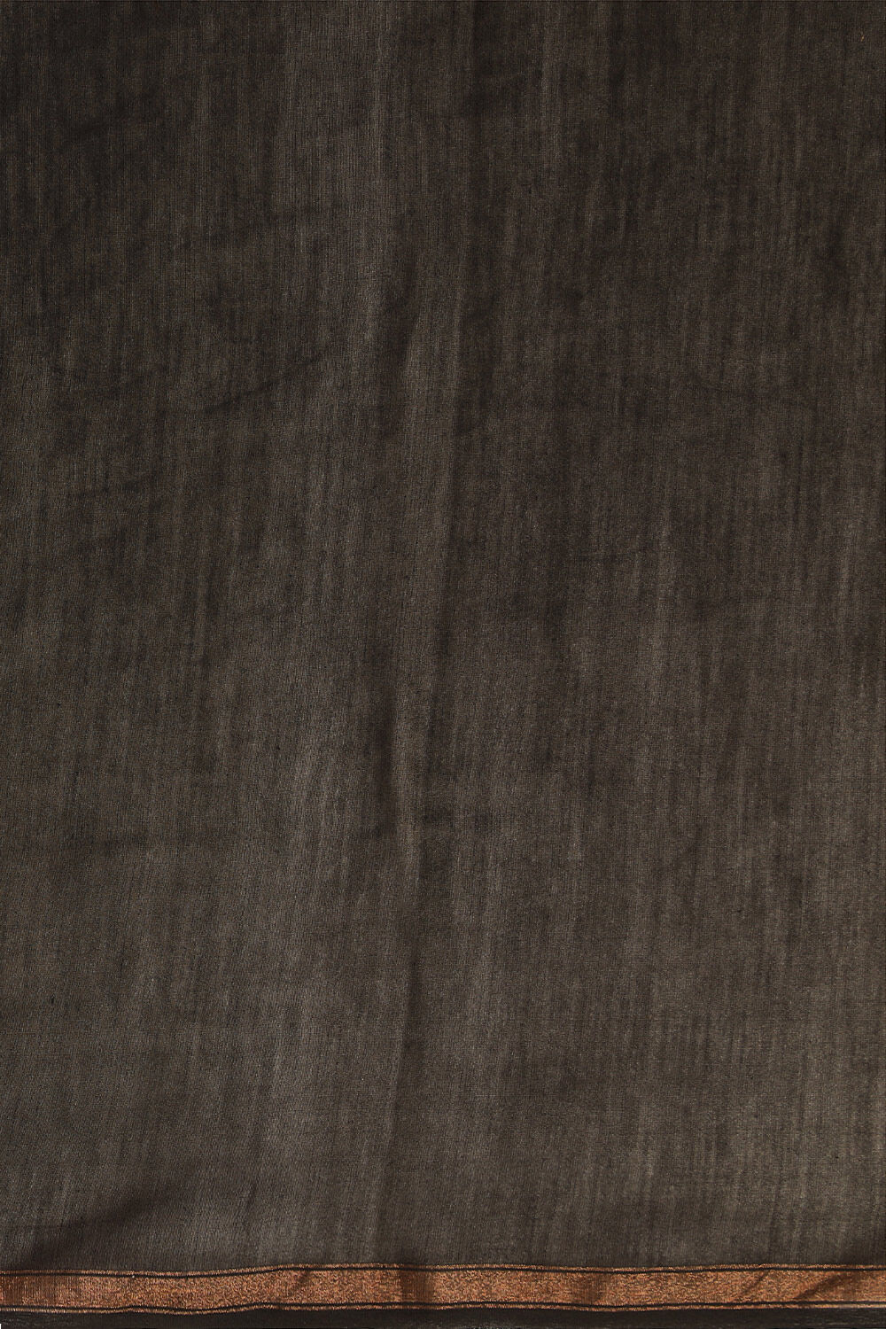 Black Block Printed Pure Silk Cotton Chanderi Saree image number null
