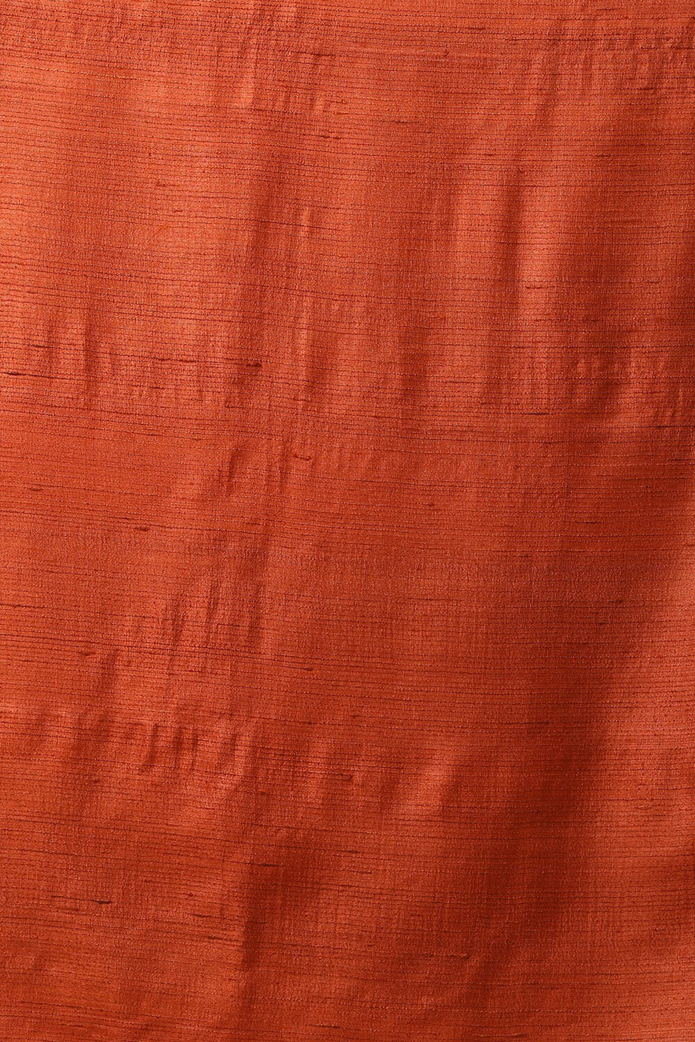 Dark Orange Pure Tussar Silk Woven Saree image number null