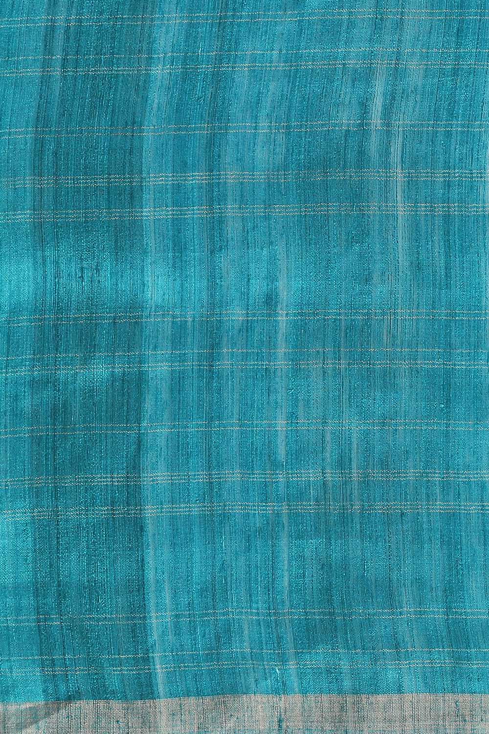Light Blue Pure Silk Vanya Jamdani Saree image number null