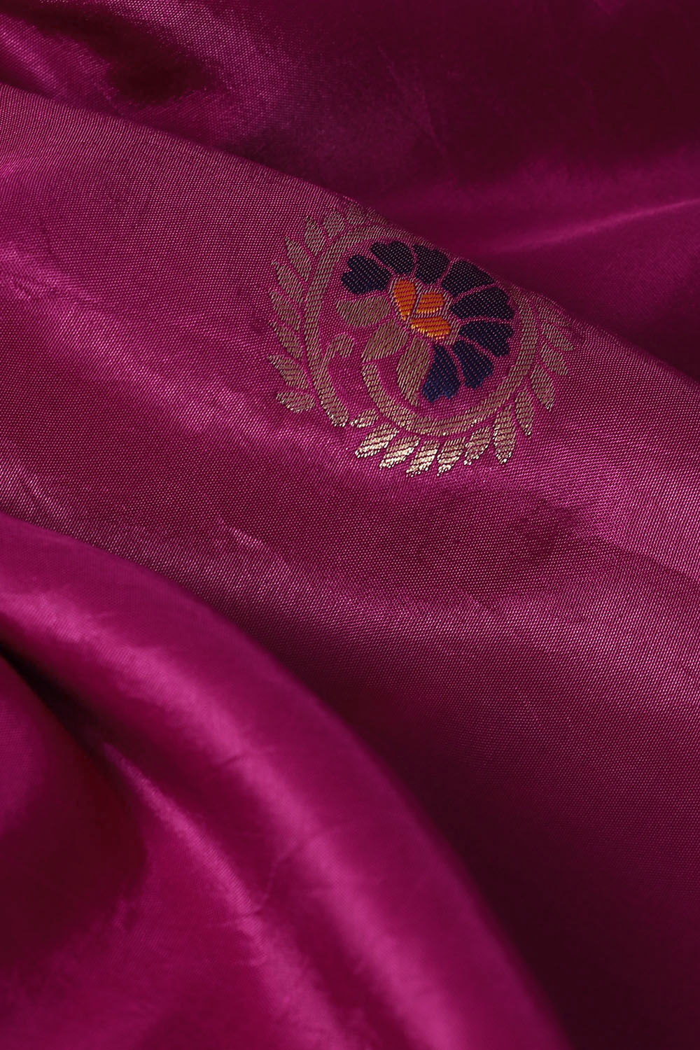 Magenta Pure Luxe Vegan Saree image number null