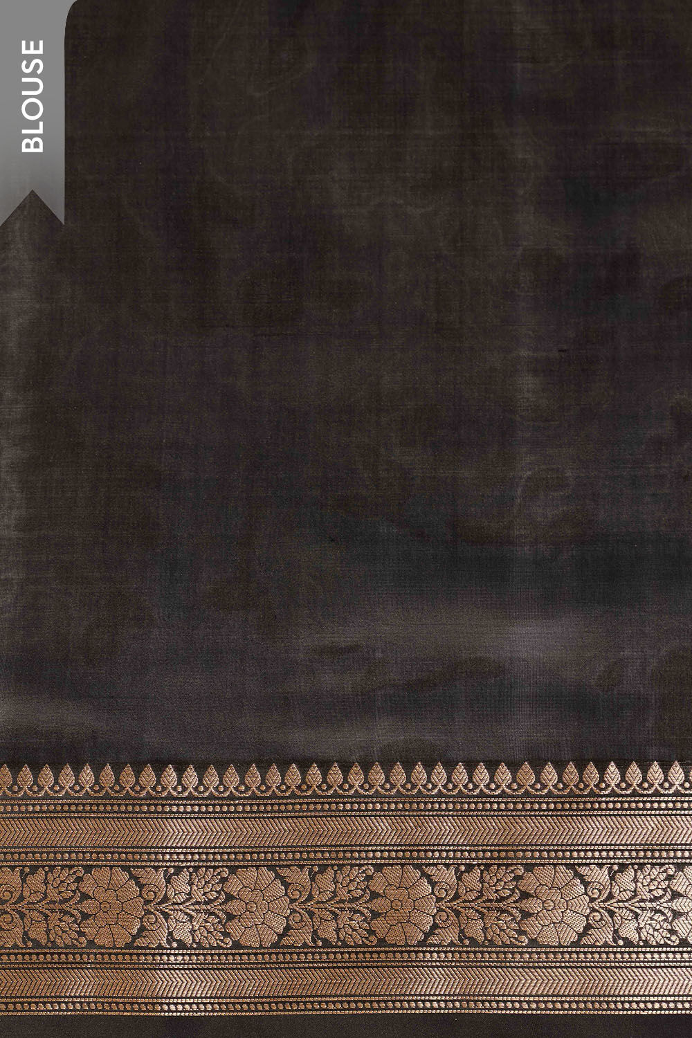 Black Silk Viscose Cutwork Banarasi Saree image number null