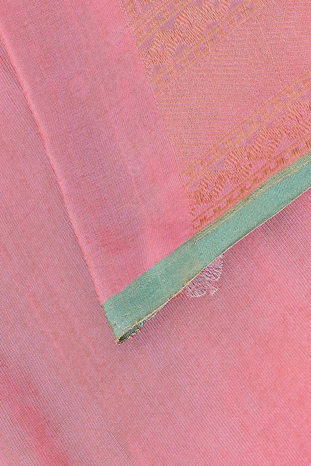 Light Pink Pure Silk Banarasi Saree image number null