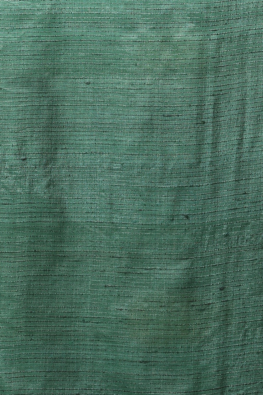 Green Pure Tussar Silk Woven Saree image number null