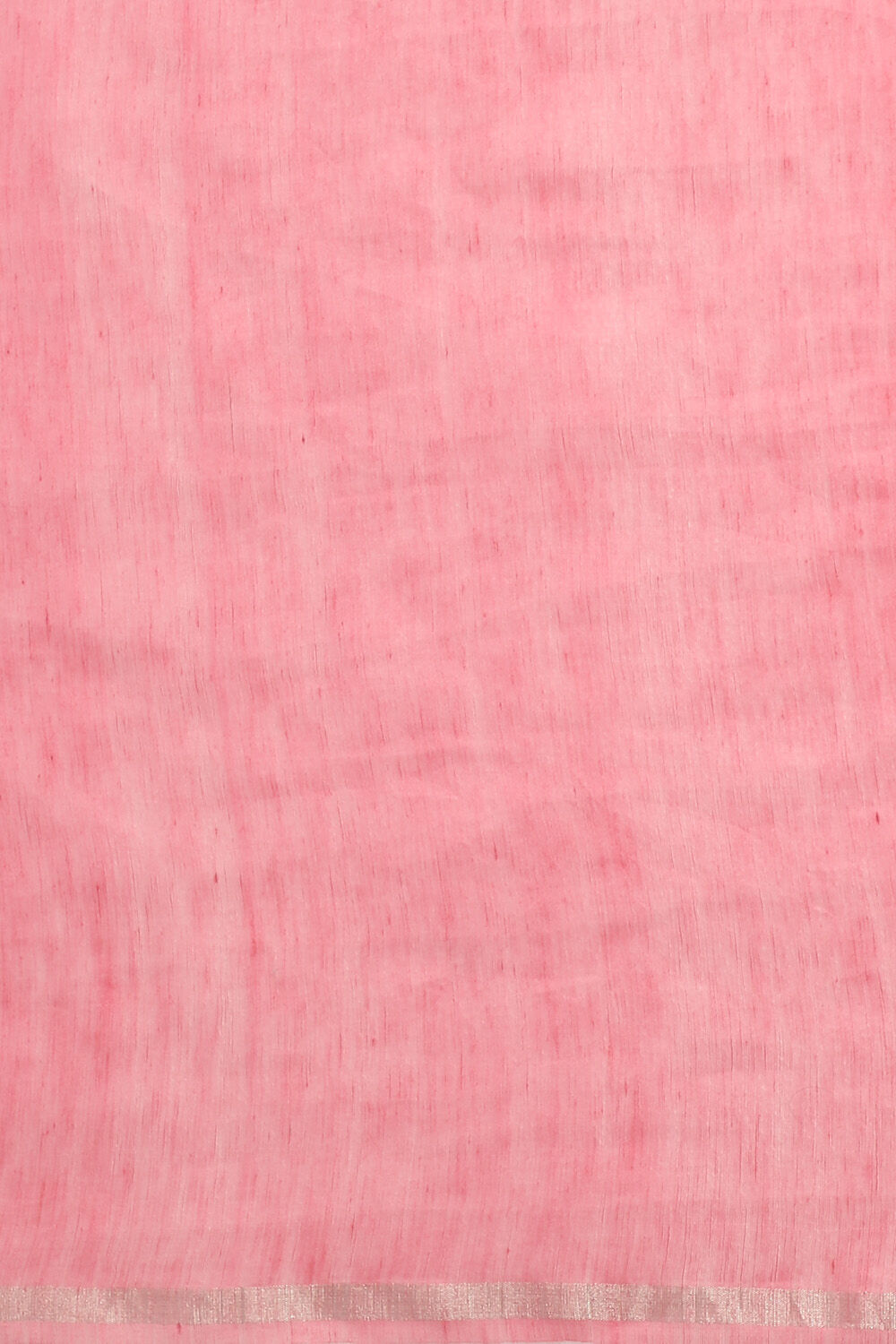 Light Pink Pure Silk Linen Jamdani Saree image number null