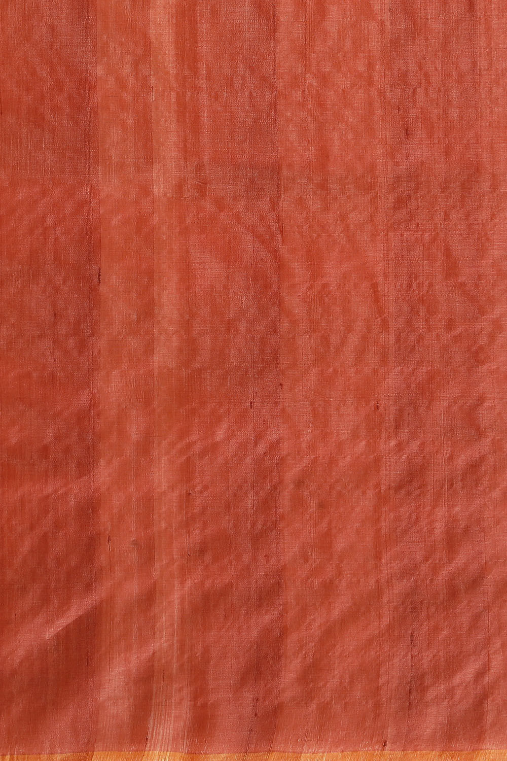 Orange Pure Tussar Woven Saree image number null