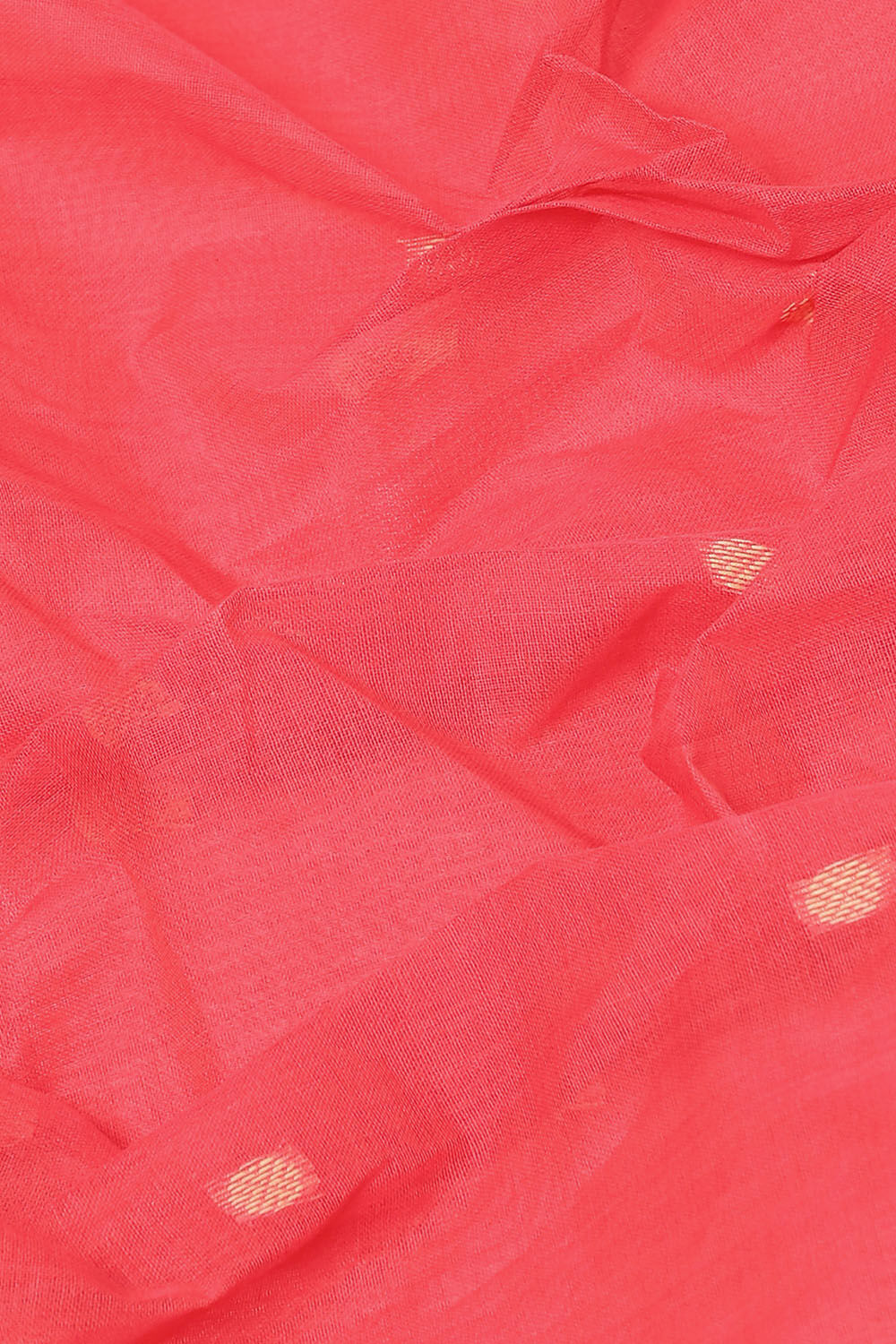 Dark Pure Pink Cotton Bengal Saree image number null
