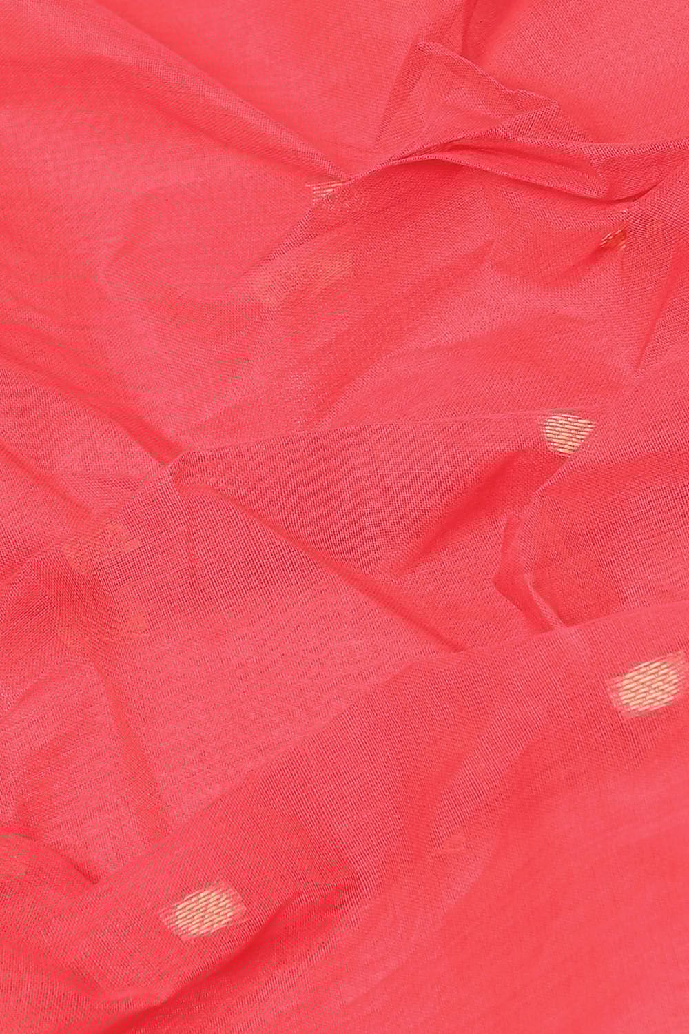 Dark Pure Pink Cotton Bengal Saree image number null