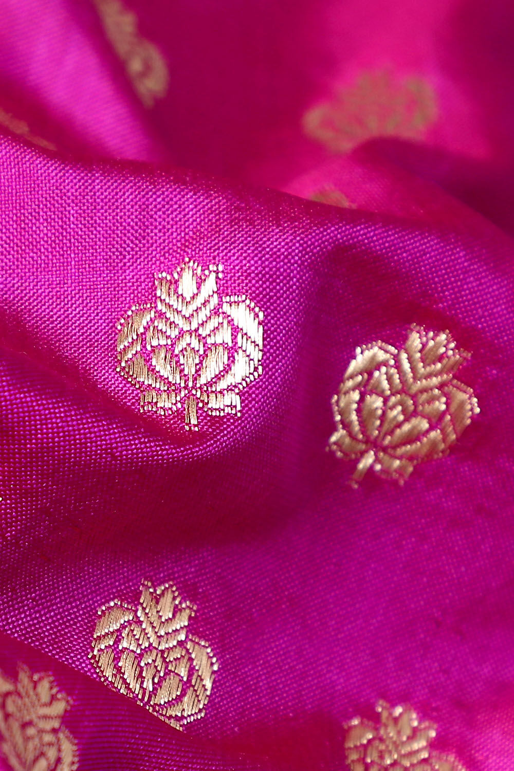 Purple Pure Silk Banarasi Saree image number null