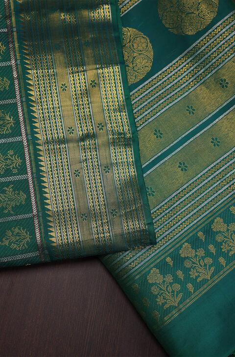 Green Kanjivaram Silk Saree