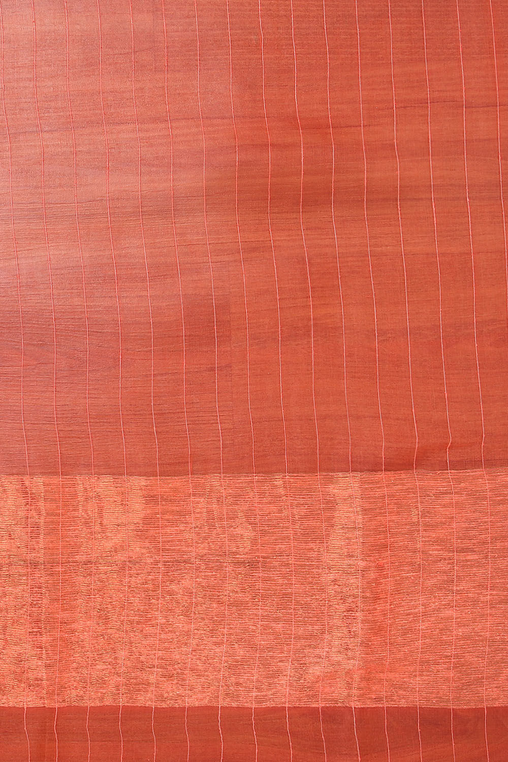Orange Embroidery Silk Suit image number null