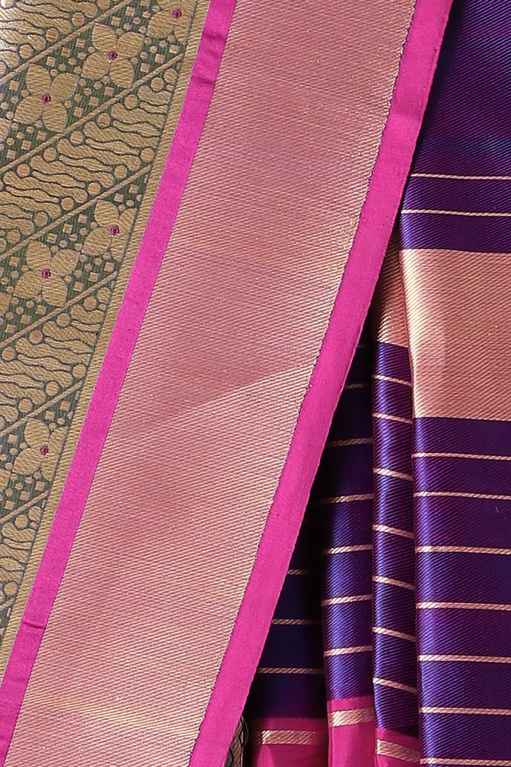 Blue Pure Silk Banarasi Brocade Saree image number null