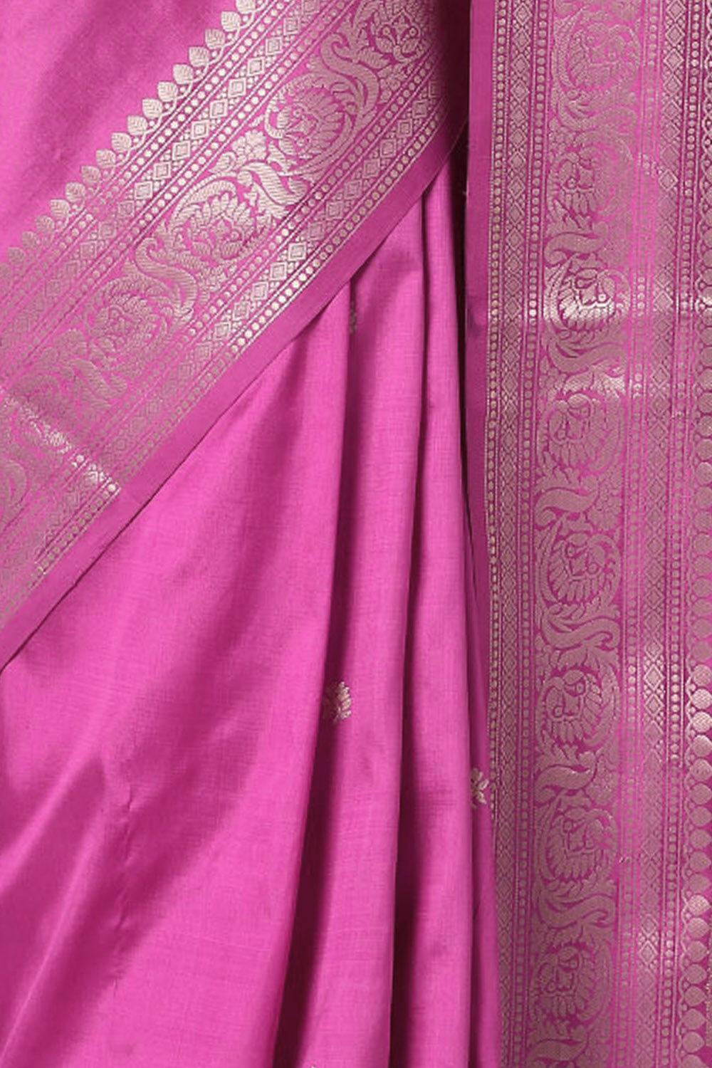 Pink Pure Silk Banarasi Saree image number null