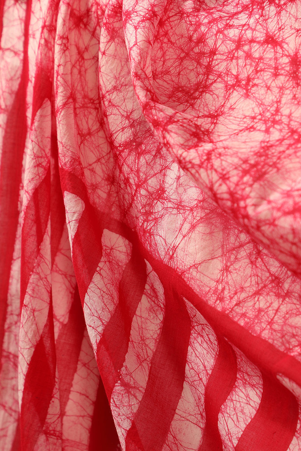 Red Ujjain Pure Cotton Printed Saree image number null