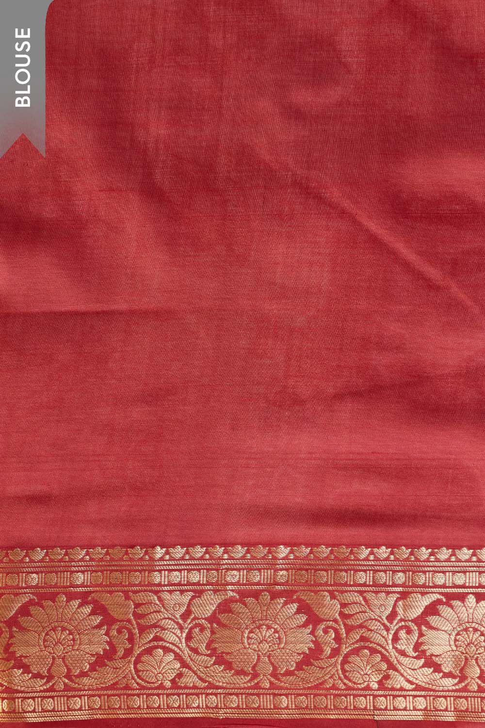 Dark Red Banarasi Inspired Design Silk Viscose Kadwa Saree image number null