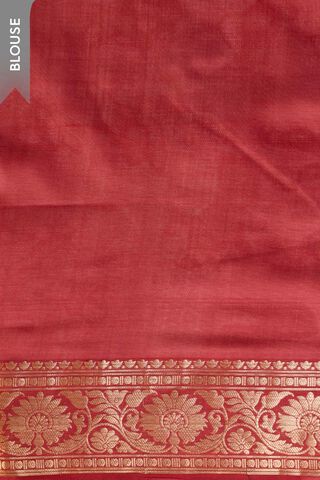 Dark Red Banarasi Inspired Design Silk Viscose Kadwa Saree thumbnail image number null
