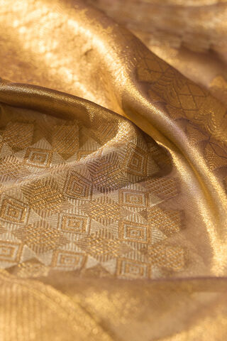 Grey Viscose Tissue Woven Saree thumbnail image number null