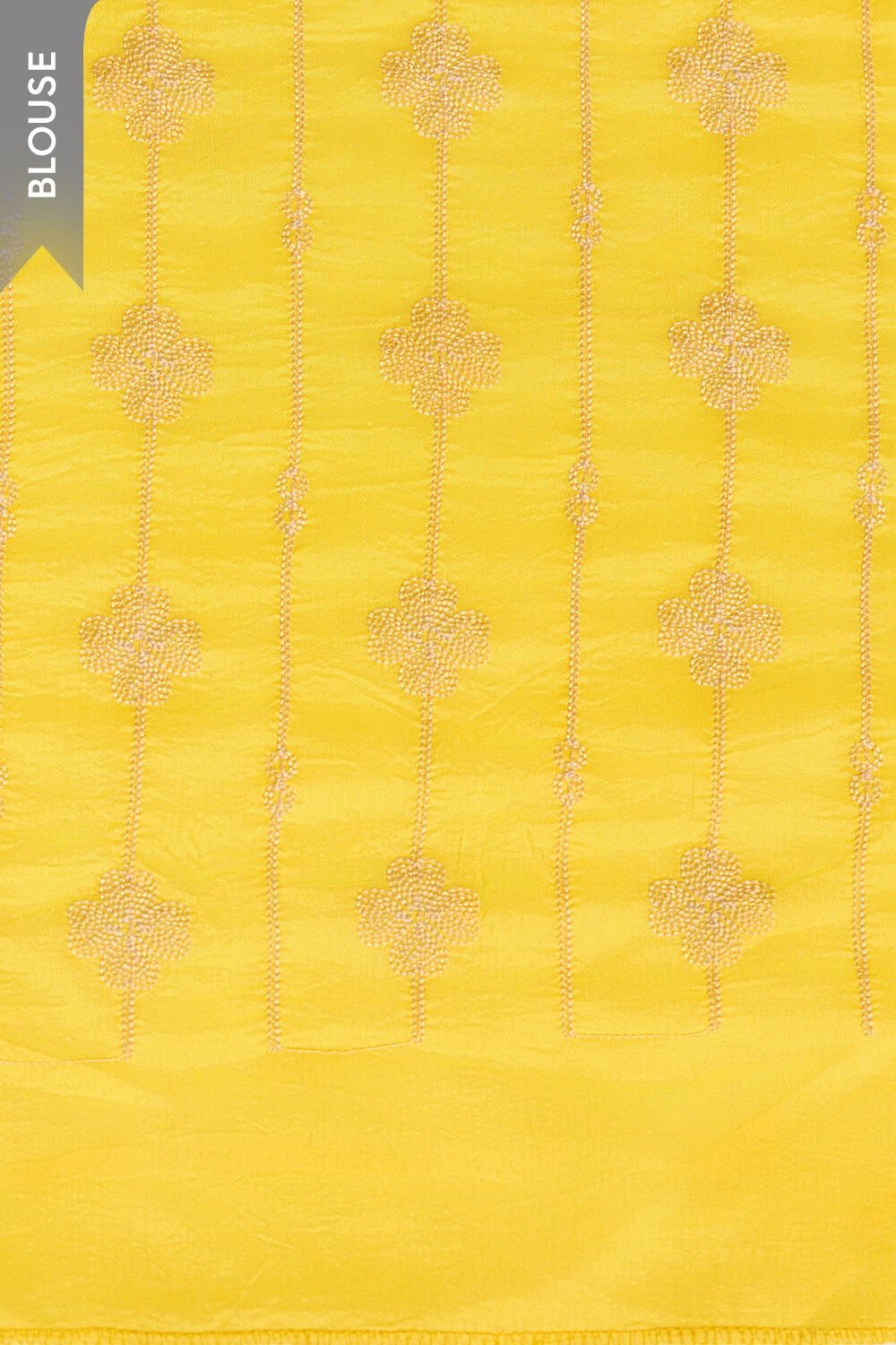 Yellow Viscose Organza Woven Saree image number null
