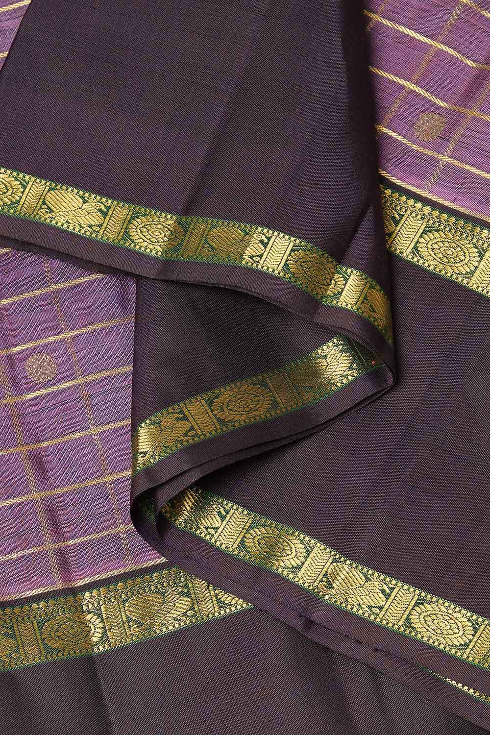 Light Pink Pure Silk Kanjivaram Saree image number null