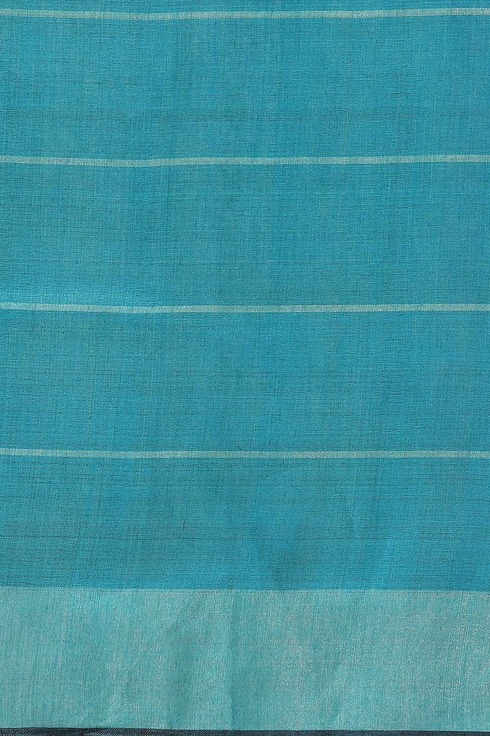 Green Pure Tussar Silk Bhagalpuri Saree image number null