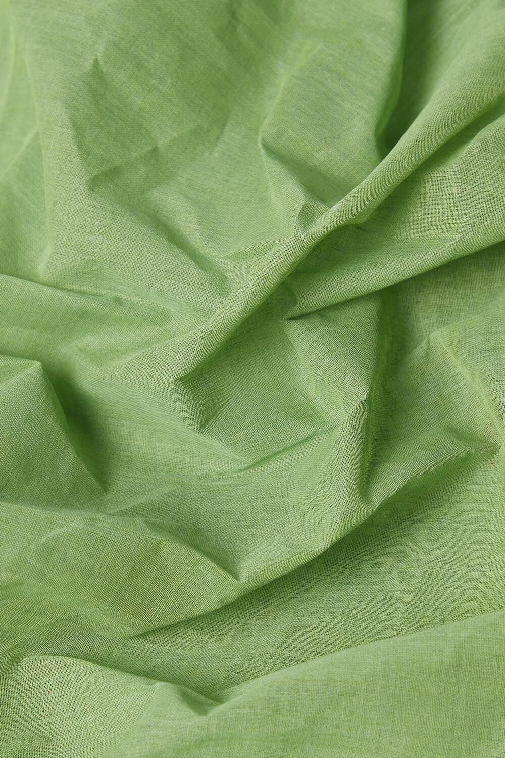 Green Pure Cotton Bengal Saree image number null