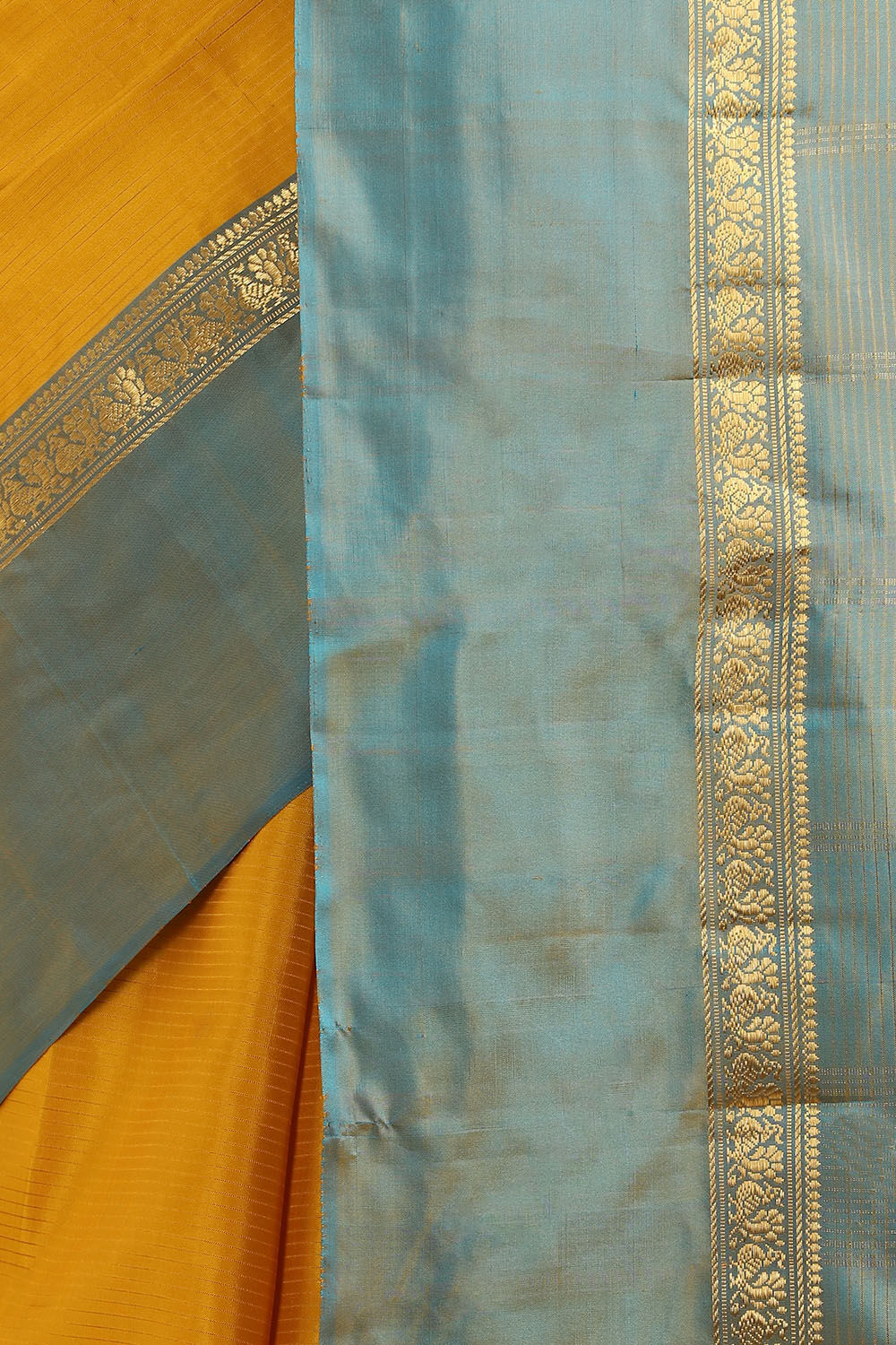 Yellow Pure Soft Silk Saree image number null