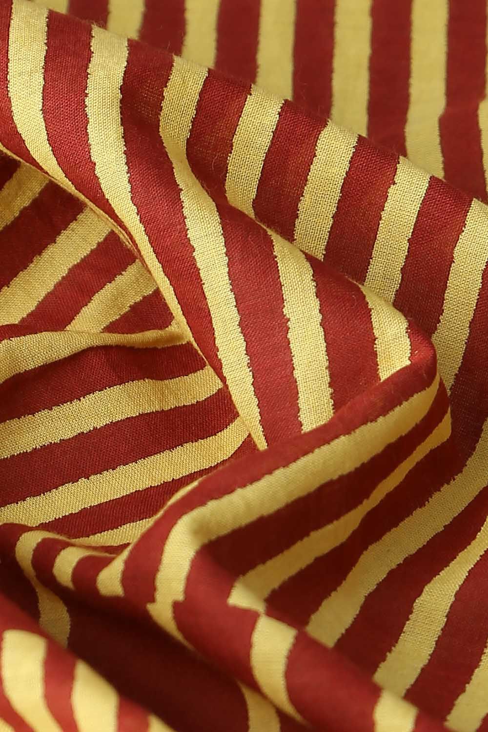 Yellow Pure Cotton Printed Saree image number null
