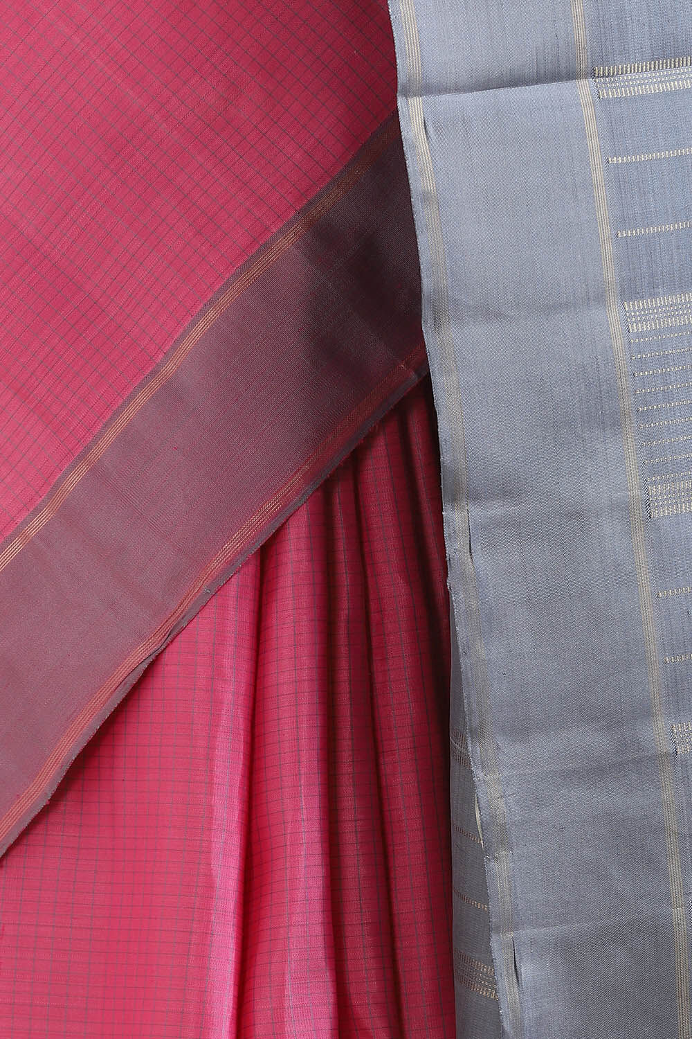 Light Pink Pure Silk Kanjivaram Saree image number null