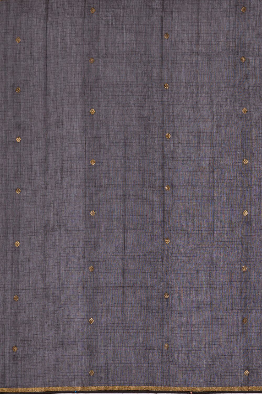 Black Woven Pure Silk Cotton Chanderi Dupatta image number null
