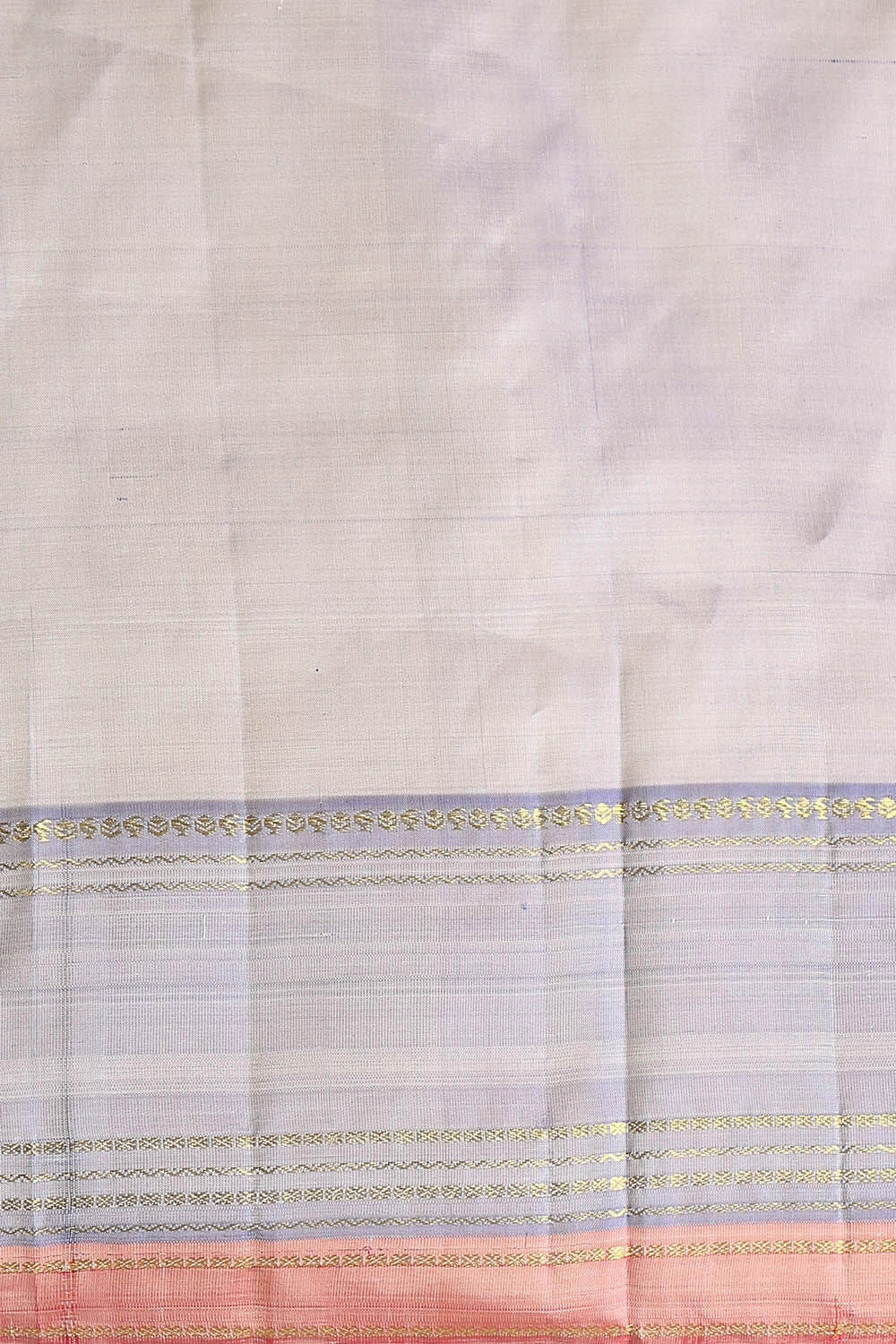 Beige Pure Silk Kanjivaram Saree image number null