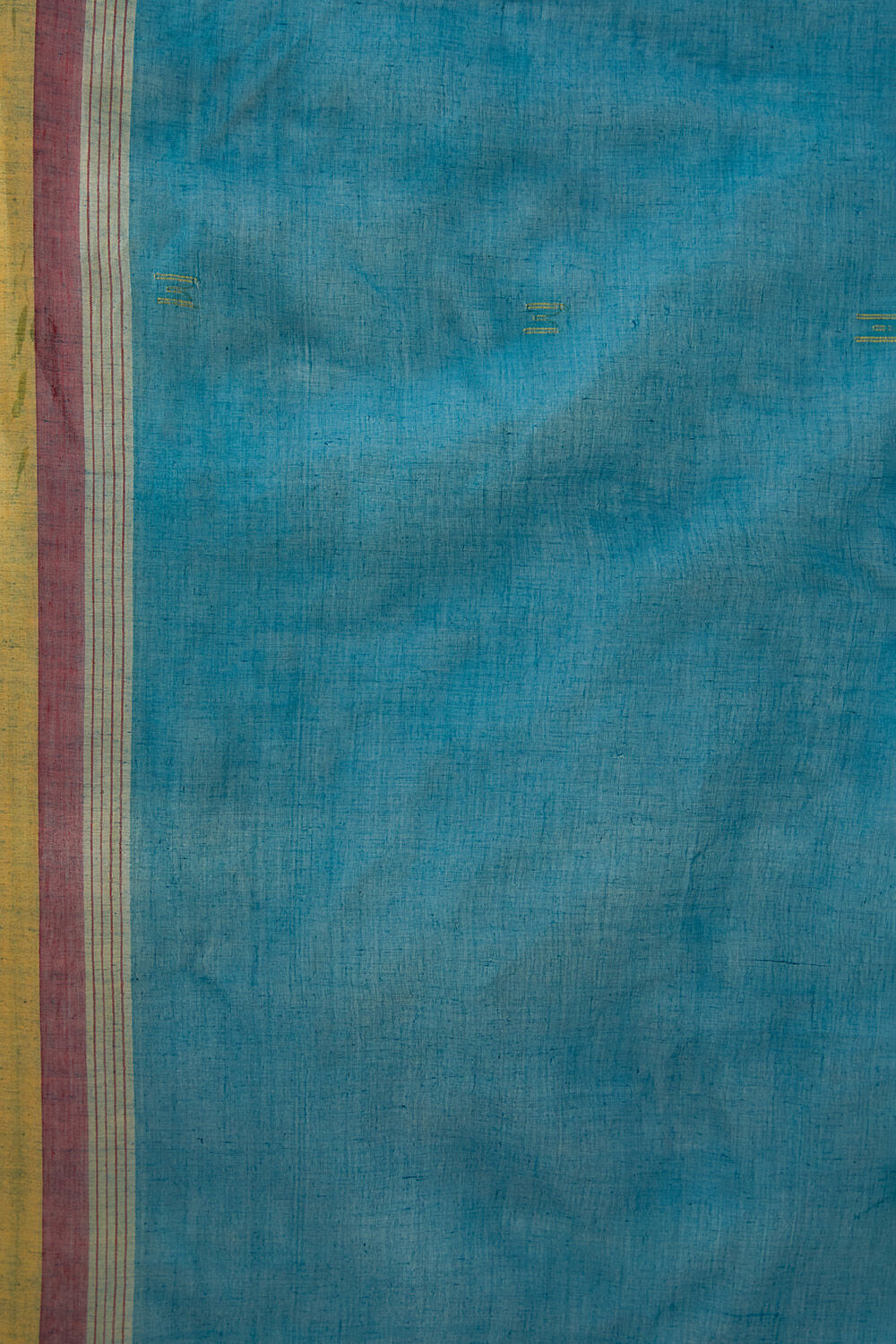 Blue Pure Cotton Bengal Saree image number null