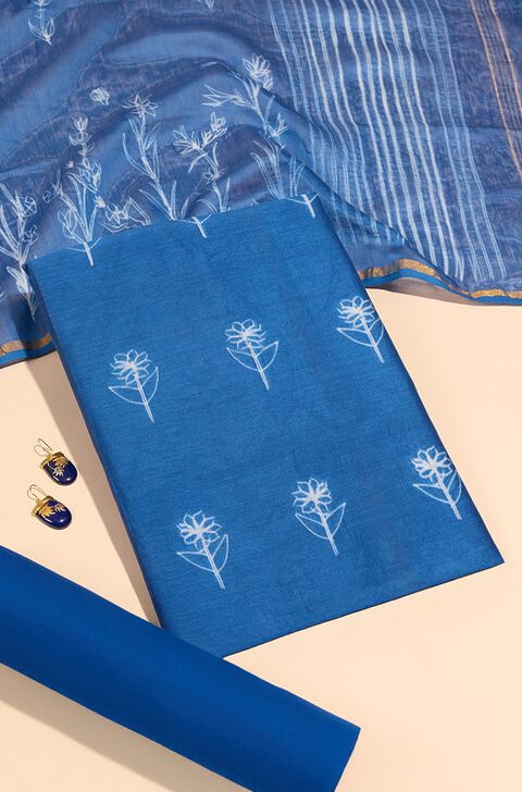 Cotton Silk Suit - Buy Silk Cotton Dress Material | Taneira
