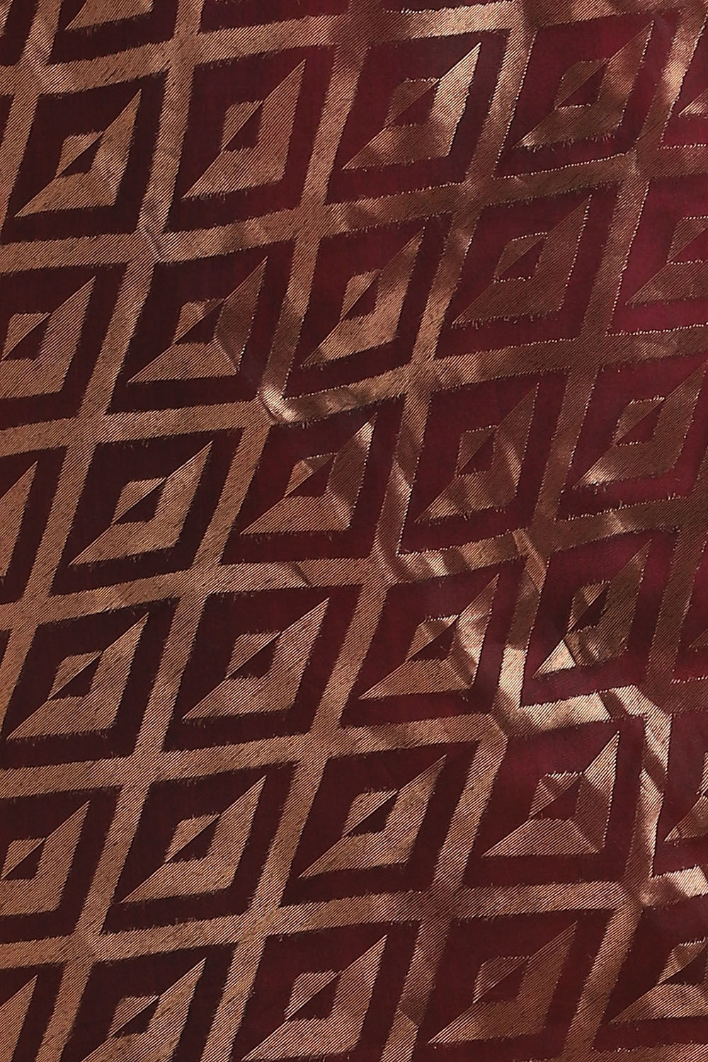 Dark Pink Pure Silk Cotton Bengal Saree image number null