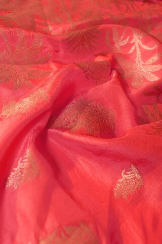 Pink Woven Pure Viscose Saree thumbnail image number null