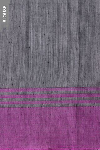Black Chanderi Woven Pure Silk Cotton Saree thumbnail image number null