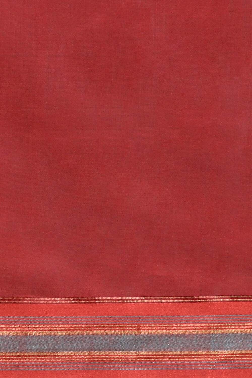 Dark Yellow Pure Tussar Silk Bhagalpuri Saree image number null