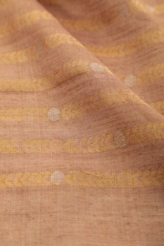 Brown Chattisgarh Pure Silk Tissue Woven Saree thumbnail image number null